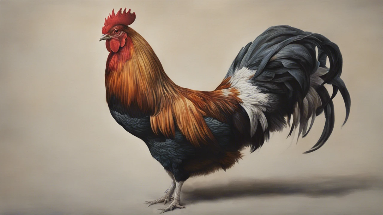 The painting of a rooster 1 - IVE America