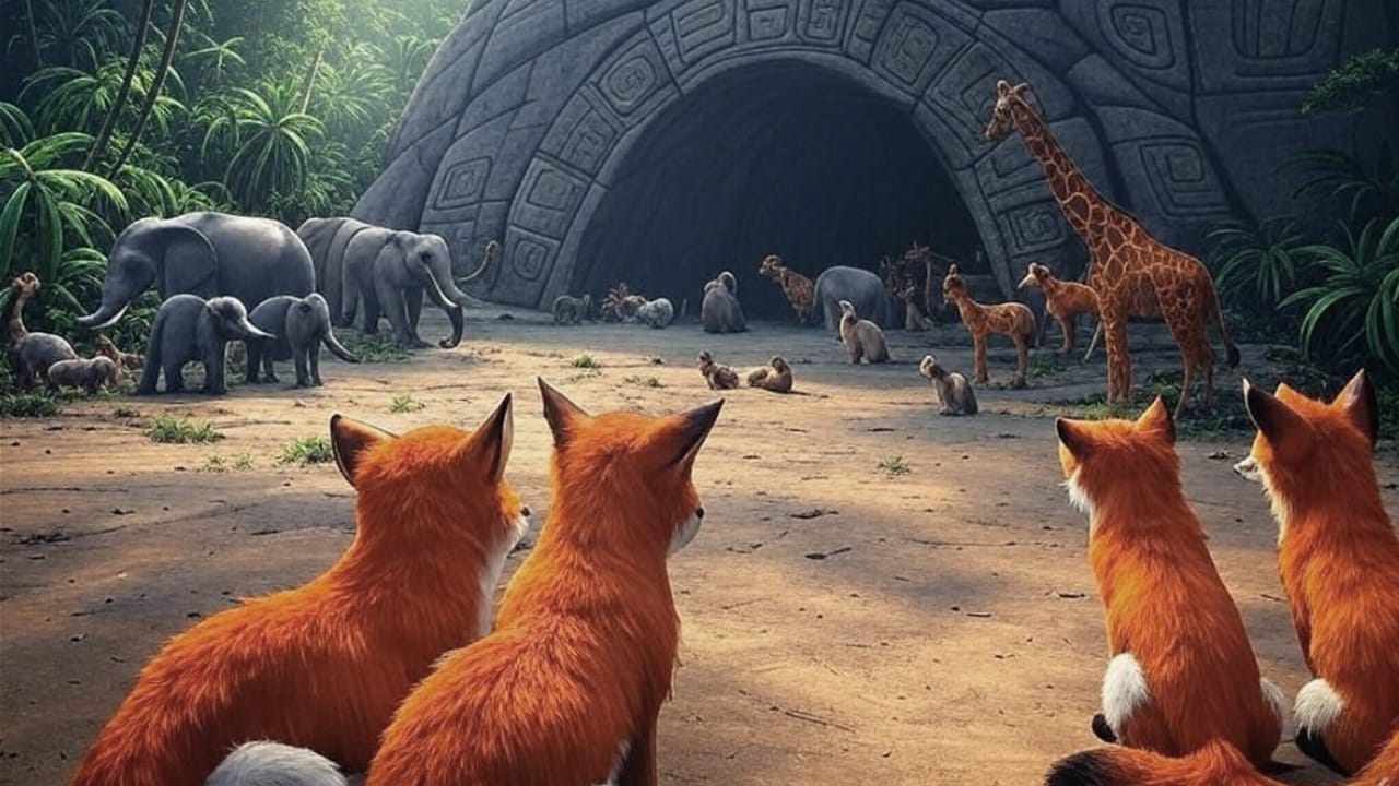 Fábula Del León Enfermo Y Los Zorros 1 The fox and the lion 1 - IVE America