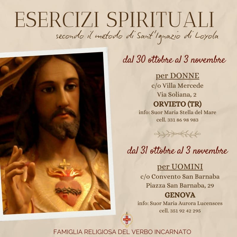 [ITALIA] ESERCIZI SPIRITUALI per donne (ORVIETTO)