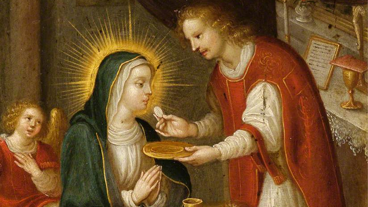 Communion in the hand the same as receiving it on the tongue